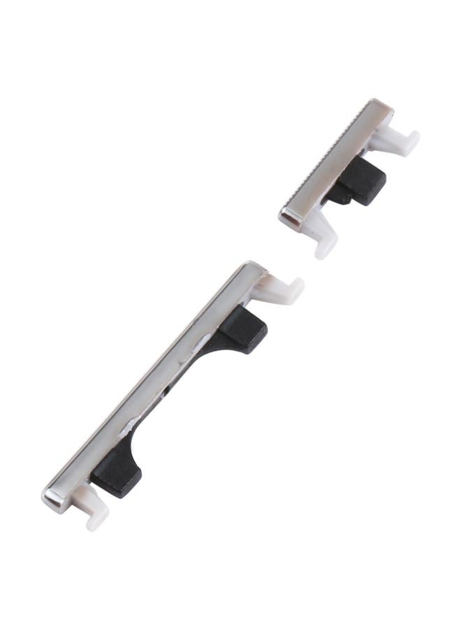 erorex Power Button and Volume Control Button for Motorola Moto One Action XT2013-1 XT2013-2 XT2013-4 (Silver) - Image 3