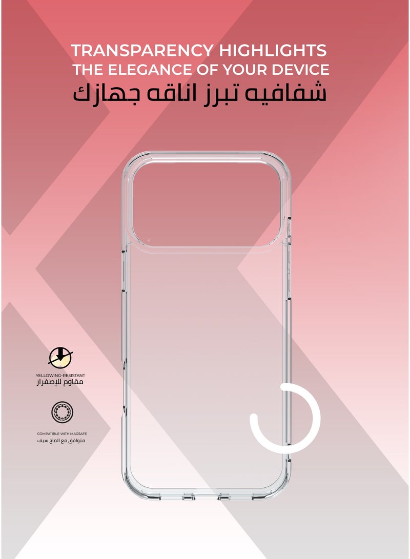 زوندا بكج حماية 3 في 1 لايفون 17بروماكس – كفر شفاف مقاوم للإصفرار، حماية شاشة خصوصية  مقاومة للكسر، غطاء كاميرا عالي الوضوح. - Image 3