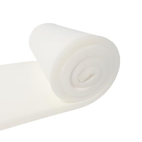 Foam Global High Density Cushion Craft Foam 1"x24"x72", Upholstery Foam Padding, Made In USA - Image 1