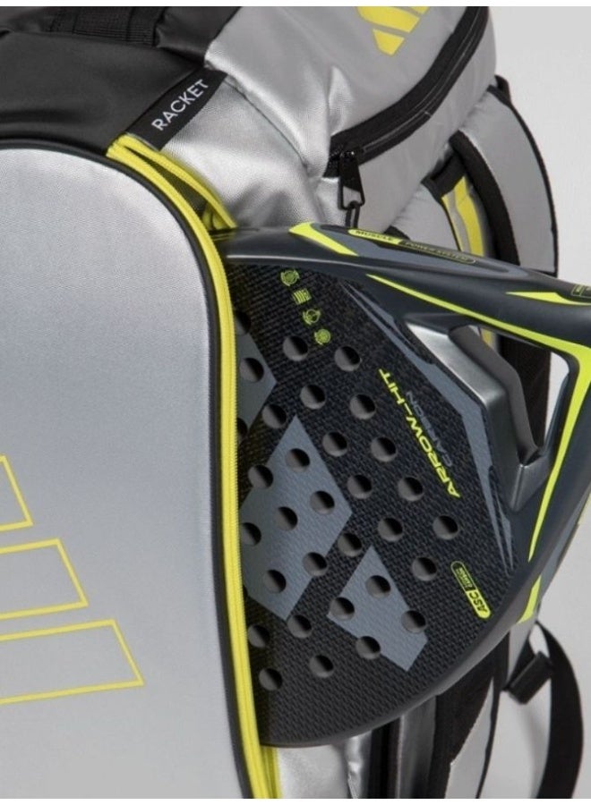 Adidas Pro Tour Silver Grey Padel Bag 2026 - Image 5