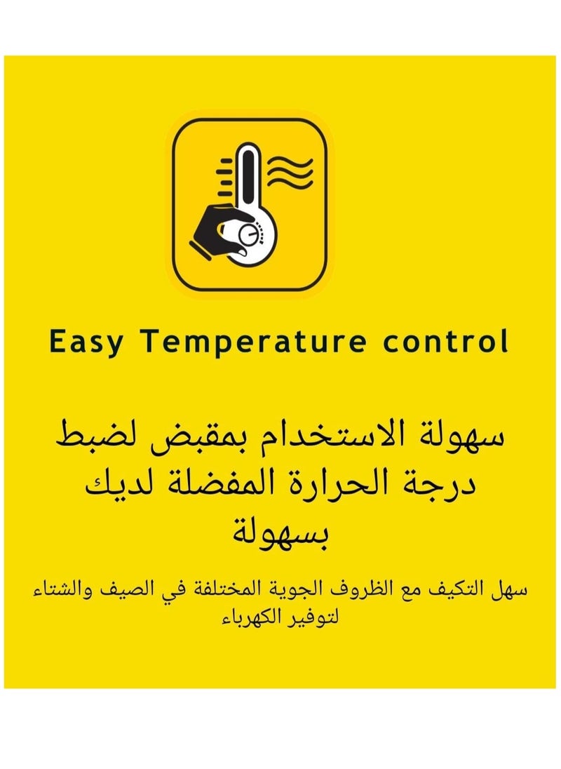 ZANUSSI - Zanussi electric water heater termo flat 50 Liter, Mechanical Horizontal, Space saver, Easy to control, full safety, 945105451 - Image 1