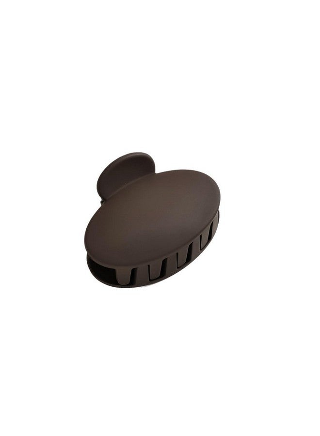 Plenteous Hair Claw Clip - Matte Oval Small Hairpin for Half High Ponytail, Strong Grip Shark Clip, Stylish Headdress for Women, 2 Pc Multi-Color Set - Image 2