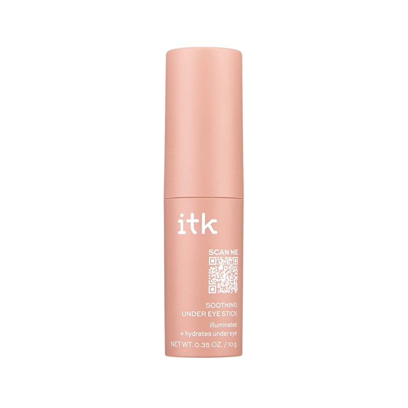 ITK Skincare Caffeine Aloe Vera Under Eye Stick Balm Moisturizer for Fine Lines and Wrinkles Under Eye Treatment Soothes Redness and Hydrates Brightens and Soothes Puffy Eyes 05 oz Stick