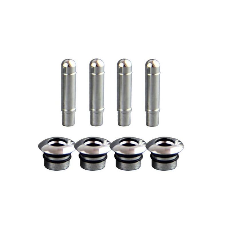 8 Pcs Electroplated Aluminum Alloy Interior Door Lock Knob Cover Decoration - Image 5