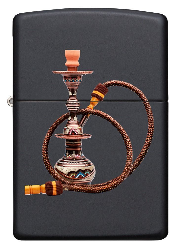 Zippo Ci405079 218 Modern Hookah Black Matte Windproof Lighter - Image 2