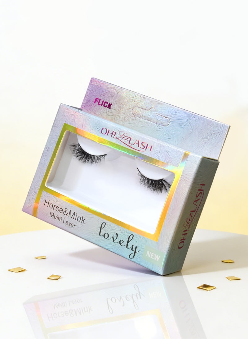 OH! LALASH 3D natural-looking false eyelashes made from real hair - Image 3