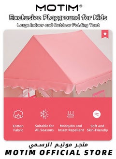 Motim Pop Up Tent Large Indoor and Outdoor Folding Tent for Girls and Boys  - Image 2