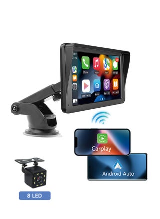 7-inch portable screen with 8-light CCD reversing