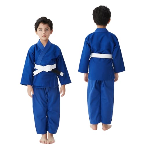 FIGHTSPIRIT Kids Brazilian Jiu Jitsu Gi Youth IBJJF Children’s BJJ Uniform Durable Pant & Jacket Belt Not Included - Image 5