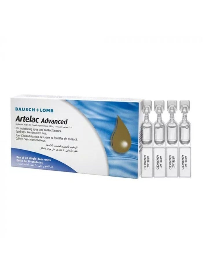 Artelac Advanced Eye Drops Single Dose Unit 30's - Image 2