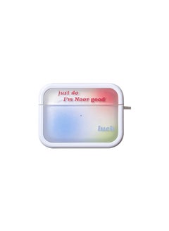 Applicable To AirPods Pro2 Earphone Cover Two-in-one Cartoon Soft Case For Apple1/2/3 Generation Wireless Bluetooth Cross-border-Color:Two-in-one Soft Shell-gradient Letters-Model:AirPods Pro2 (protective Cover)