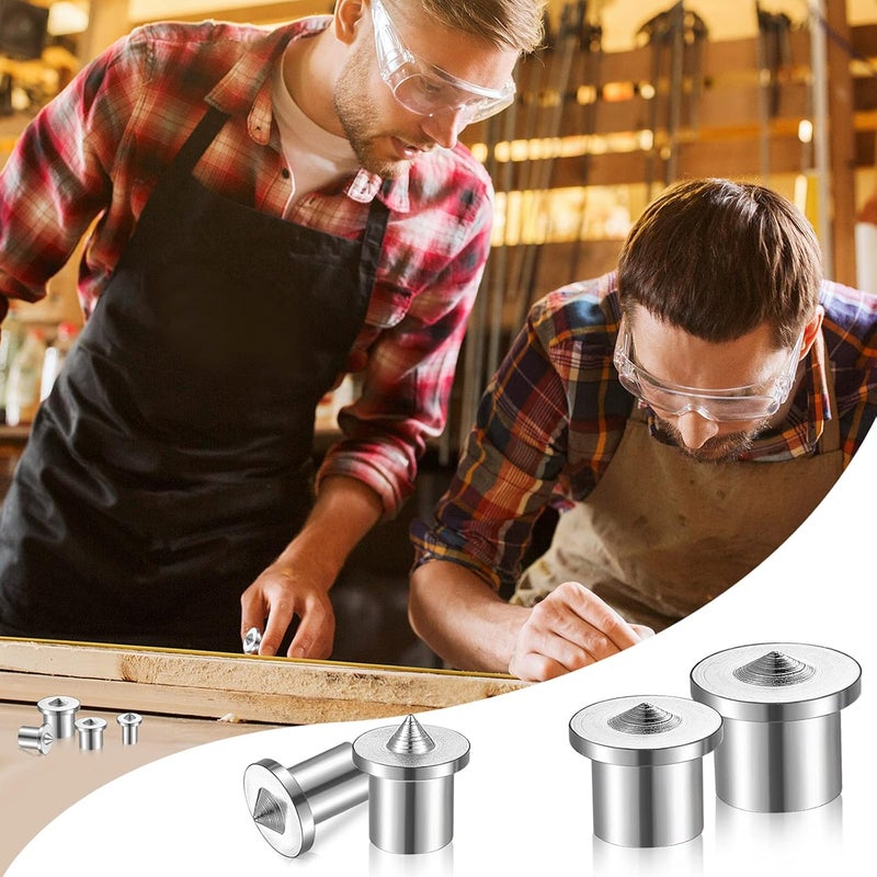 Ferraycle Dowel and Tenon Center Transfer Plugs Doweling Centering Pins Transfer Plugs Drill Hole Tool for Woodworking Tool Accessories (20 Pieces,1/4 5/16 3/8 1/2 Inch) - Image 4