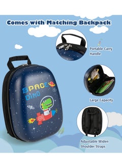 Generic Kids Carry On Luggage Set, Hard Shell Travel Luggage W/Backpack, Hardside Rolling Suitcase W/Spinner Wheels, Kids Luggage and Backpack, for Boys Toddlers Children  - Image 3