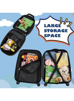 Generic Kids Carry On Luggage Set, Hard Shell Travel Luggage W/Backpack, Hardside Rolling Suitcase W/Spinner Wheels, Kids Luggage and Backpack, for Boys Toddlers Children  - Image 4