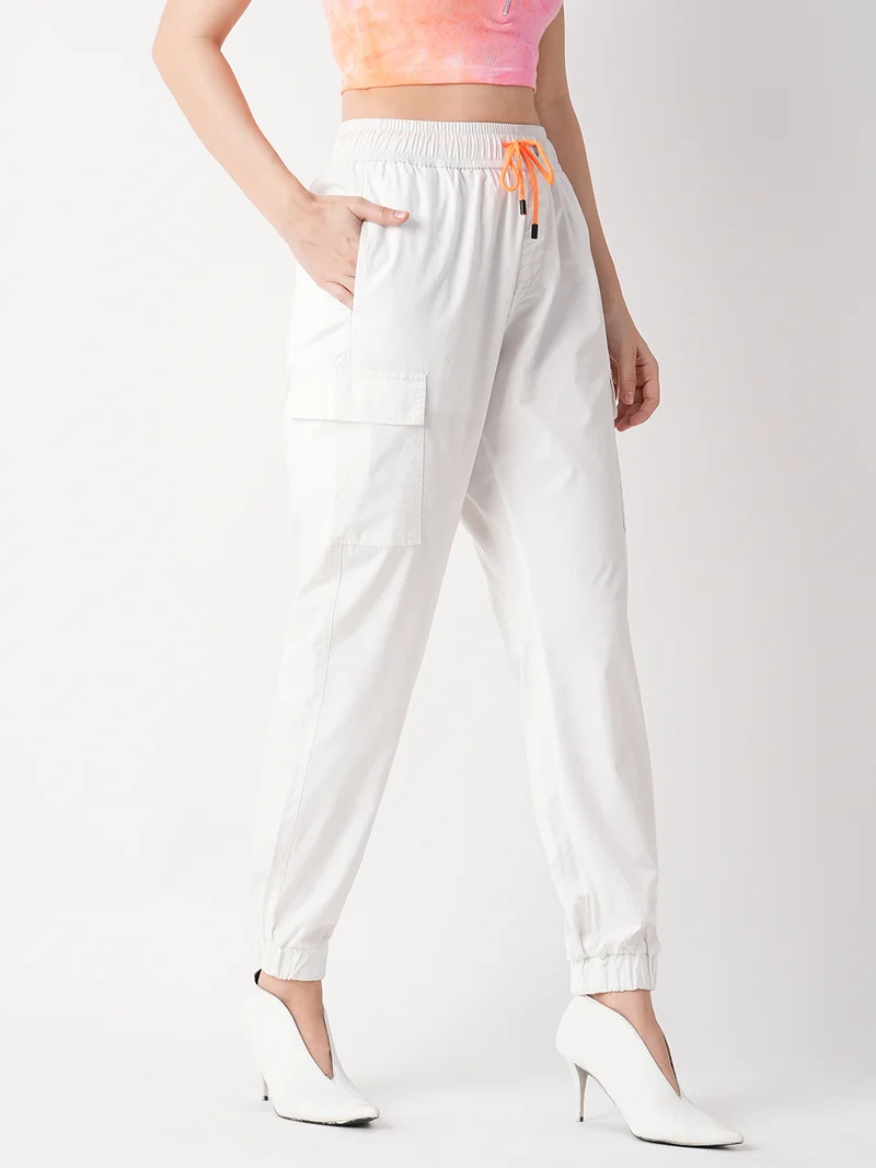 جلو باص بنطلون جوجر نسائي سمارت جلوبس بقصة مدببة