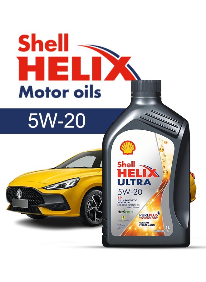 Shell Engine Oil – For MG GT  2024 - 2020, 5 Liter,  5w20 Shell - With Engine Oil Filter - 2020 2021 2022 2023 2024