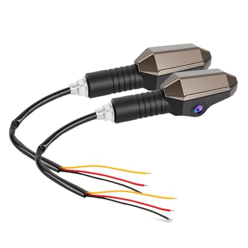 STHIRA® E-Bike Signal Turn Light with Ground Projection, RGB Motorcycle Turn Light with 3 Mode, IP67 Waterproof High-Brightness D12V E-Bike Wiring Warning Light for Front & Rear Installation - Image 1
