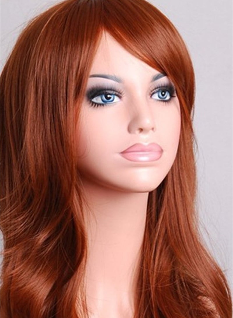 70CM long curly hair air curl high temperature silk curly hair cosplay wig costumes dress up wig - Image 3