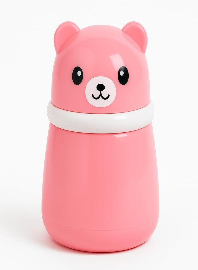 KALRA MAGIC® Baby Powder Puff with Storage Box – Soft Round Cotton Puff with Protective Lid & Cute Bear Design | Hygienic Powder Applicator for Newborns & Infants (KM-BPP-BEAR-PINK) - Image 1