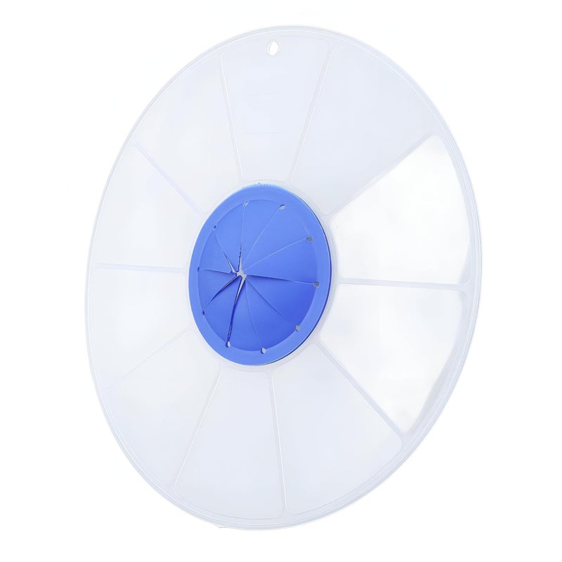 Spill-Resistant Mixer Cap - Large Silicone-Edged Lid for Dough, Eggs, and Water, Fits Pots 18-30cm with Blender Access Hole - Image 1