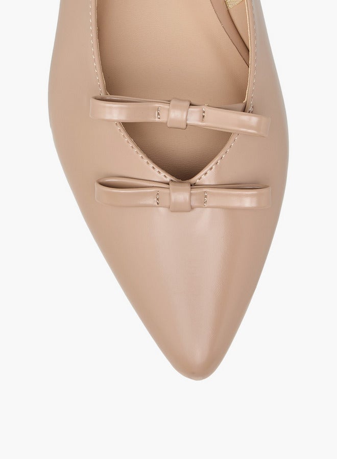 Flora Bella By Shoexpress Women Bow Detail Slingback Shoes  - Image 5