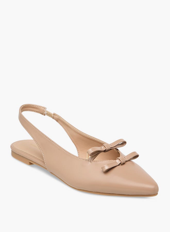 Flora Bella By Shoexpress Women Bow Detail Slingback Shoes  - Image 2