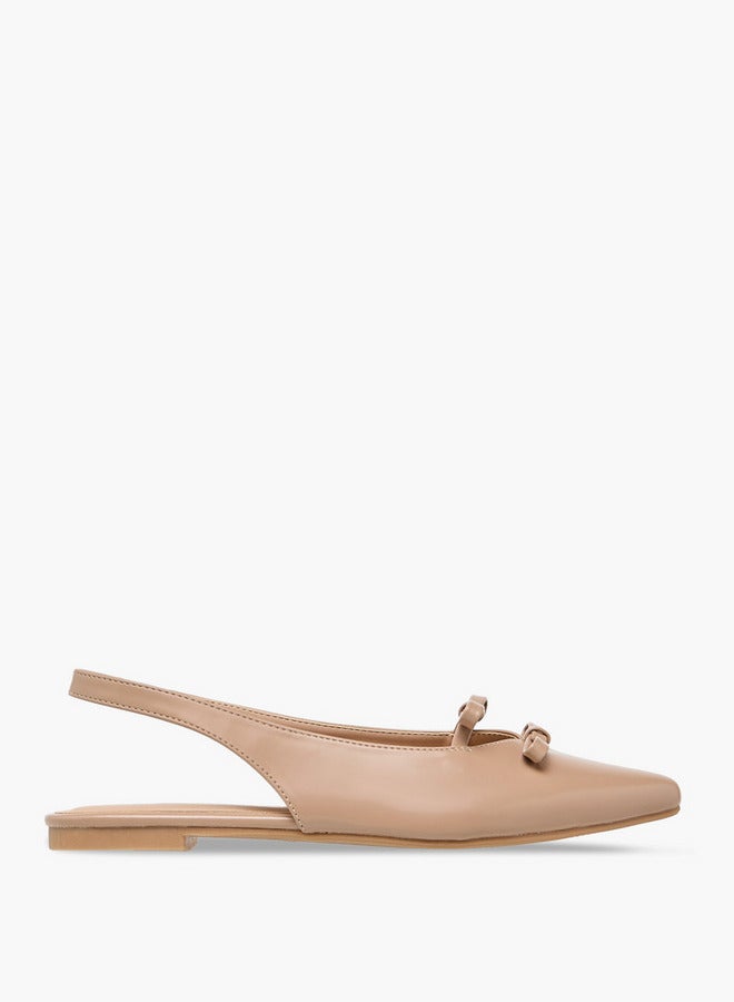 Flora Bella By Shoexpress Women Bow Detail Slingback Shoes  - Image 3