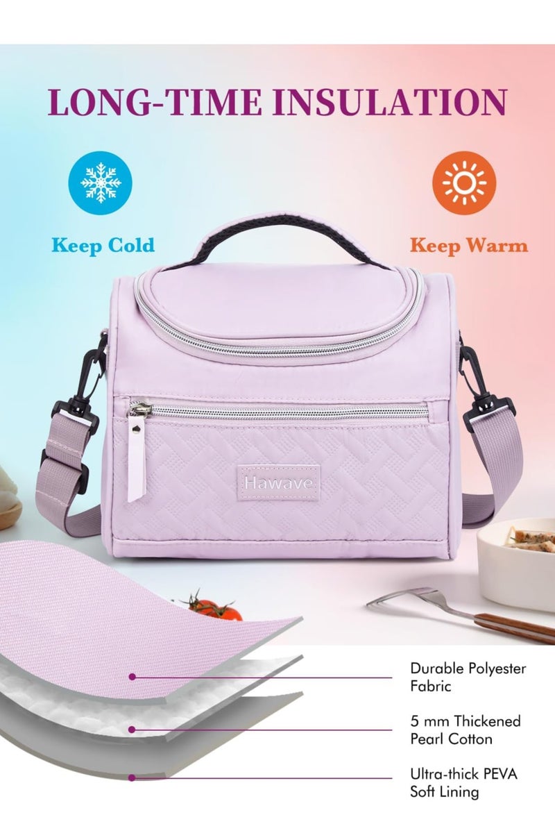 Aurrako Insulated Lunch Box Bag -Large Capacity 10L Thermal Food Bag with Hand Strap for Men/Girls/Kids for Office/School  - Image 4