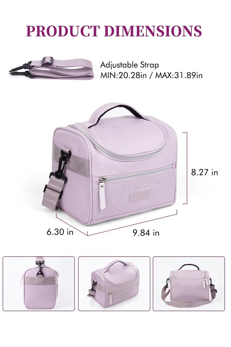 Aurrako Insulated Lunch Box Bag -Large Capacity 10L Thermal Food Bag with Hand Strap for Men/Girls/Kids for Office/School - Image 4