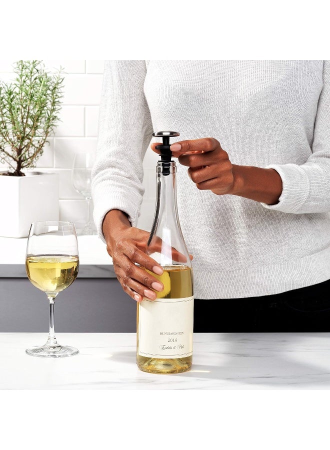 OXO Steel Spillproof Wine Stopper Set  - Image 3