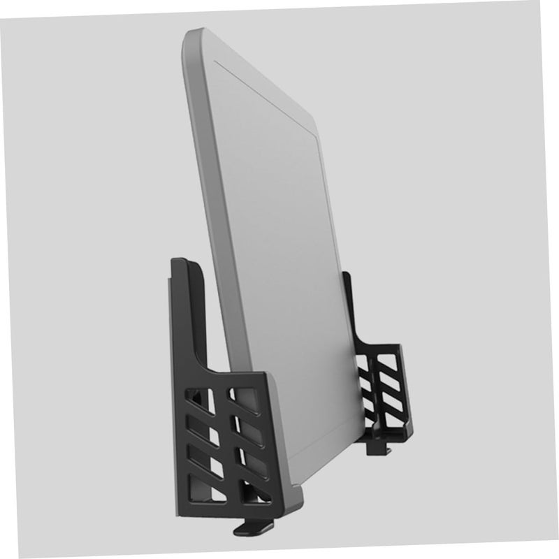 Dual Slot Phone Tablet Holder Black for Kitchen Recipes Online Learning - Image 3