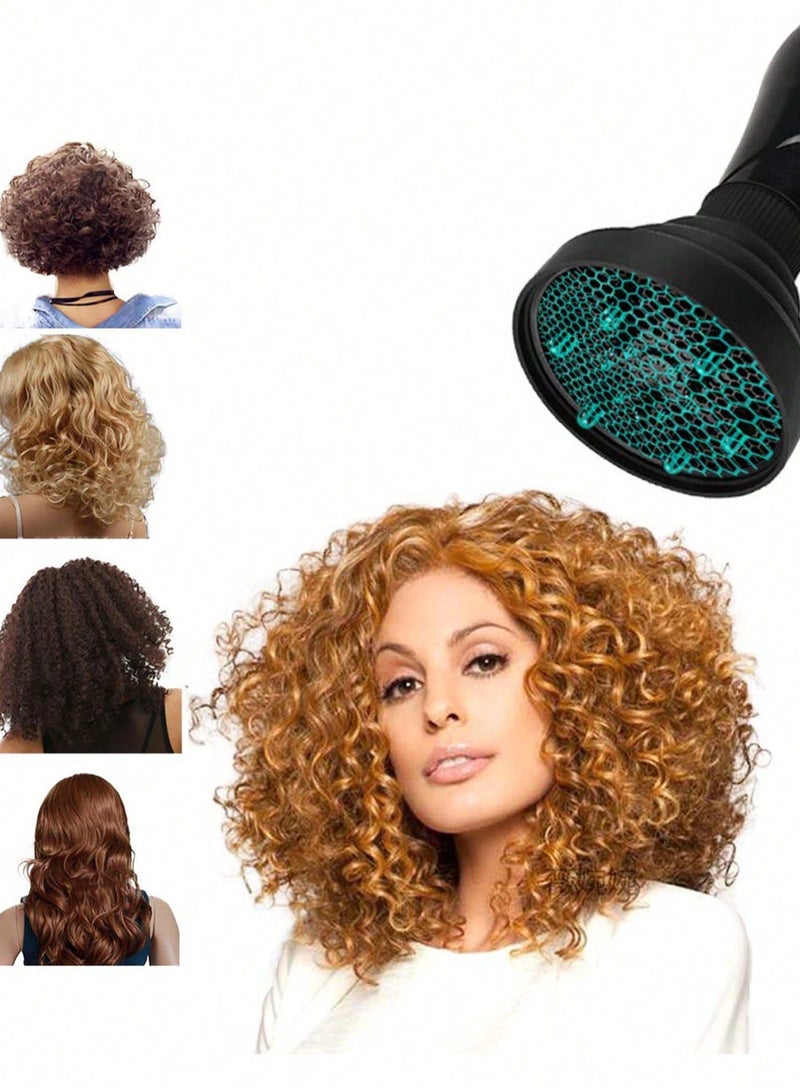 Shein Universal Portable Hair Dryer Diffuser – Curling & Styling Tool for Curly Hair ( Color May Vary ) - Image 2
