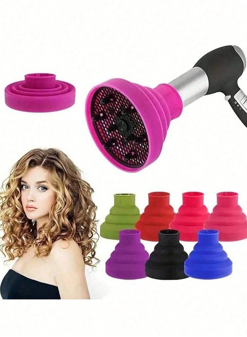 Shein Universal Portable Hair Dryer Diffuser – Curling & Styling Tool for Curly Hair ( Color May Vary ) - Image 5
