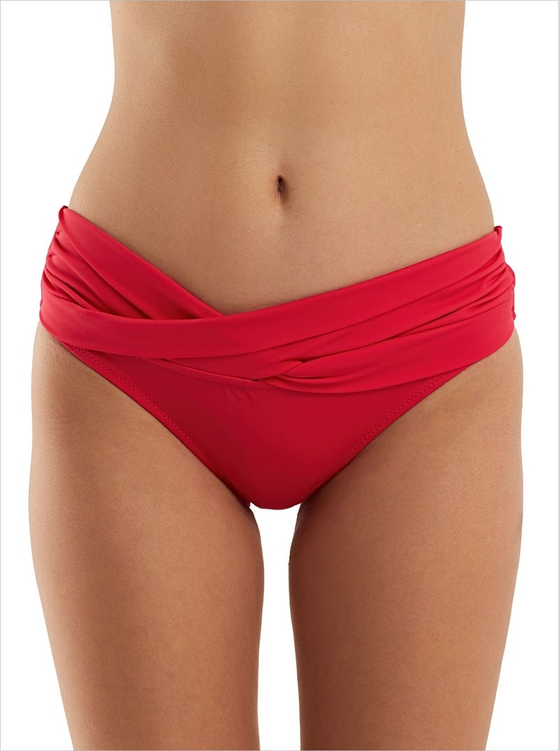 Ayyıldız Crescent Moon 63052 Red Bikini Bottom  - Image 1