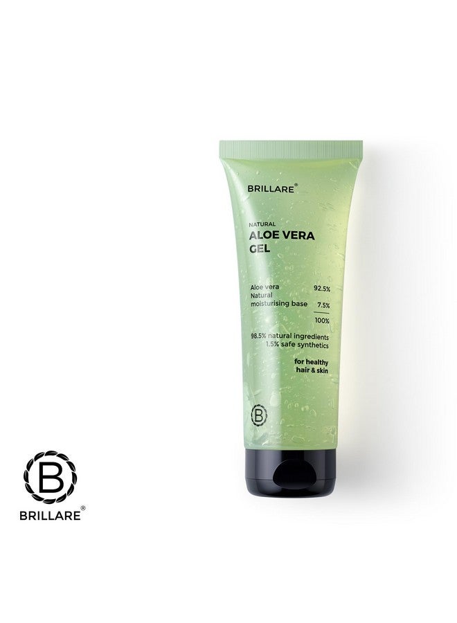 BRILLARE Natural Aloe Vera Gel - Ultimate Moisturiser For Face, Hair & Skin | Pure, Hydrating, Soothing Care, 200 Gm - Image 5