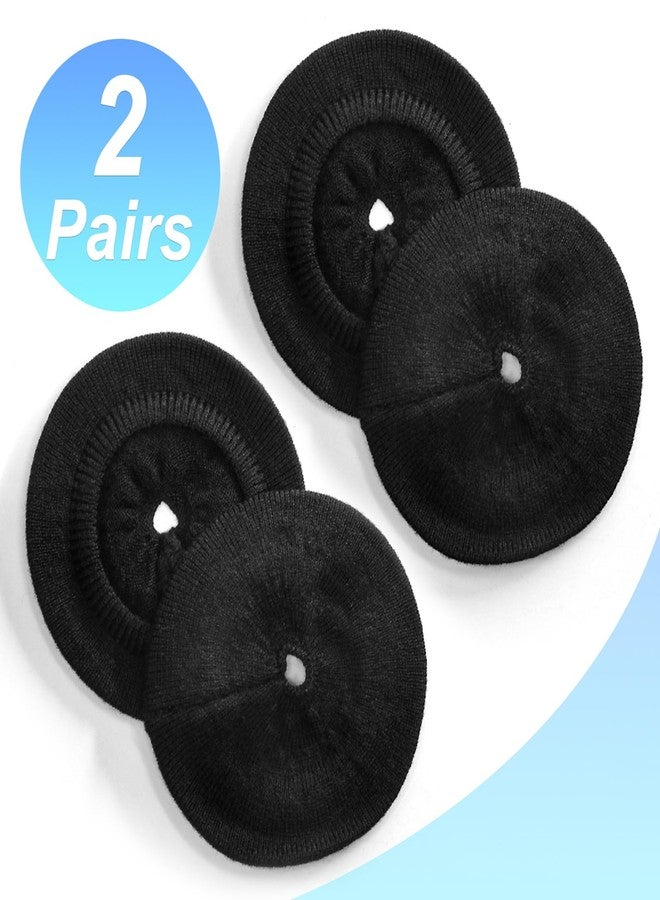 PChero Headphone Ear Pads Covers with Stretchable Knit Fabric, PChero 2 Pairs Earpads Sweat Cover Washable Sanitary Earcup Protectors for On-Ear Headset, Fit 1.57" - 3.14" Ear Cushions - Image 5
