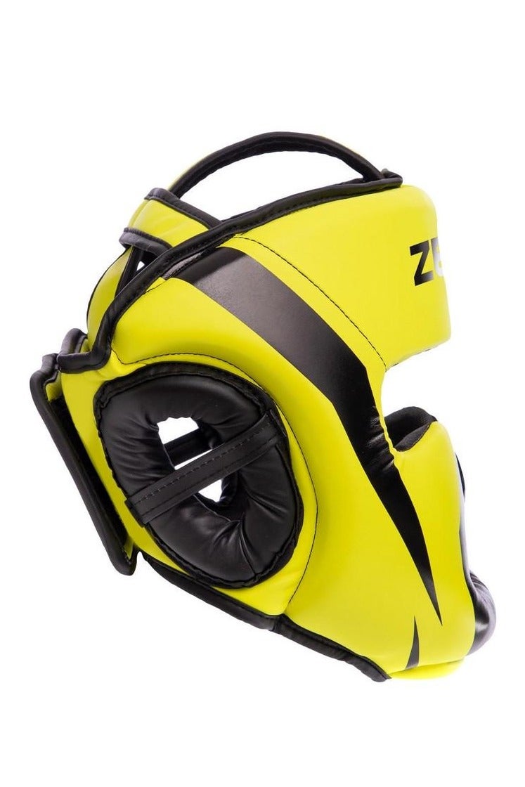 فينوم خوذة ملاكمة وواقي رأس احترافي من الجلد الطبيعي للتدريب والقتال - تصميم مريح ومتين لحماية الوجه والرأس - للرجال والنساء-مقاس XXL_ معدات رياضيه، أدوات رياضية ، تمارين رياضيه ، لياقه بدنيه، العاب رياضيه ، العاب للجيم - Image 3