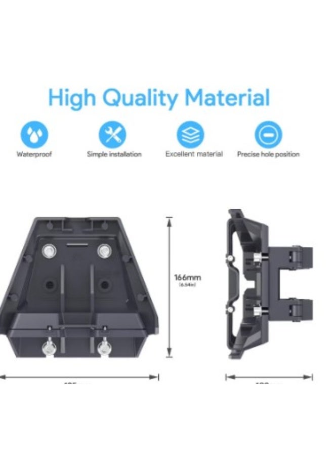 Star Link Starlink Roof Rack Mount for Standard Dish | Adjustable Car Mount Bracket | Anti-Rust Metal Holder | Secure Outdoor Vehicle Installation Kit - Image 3