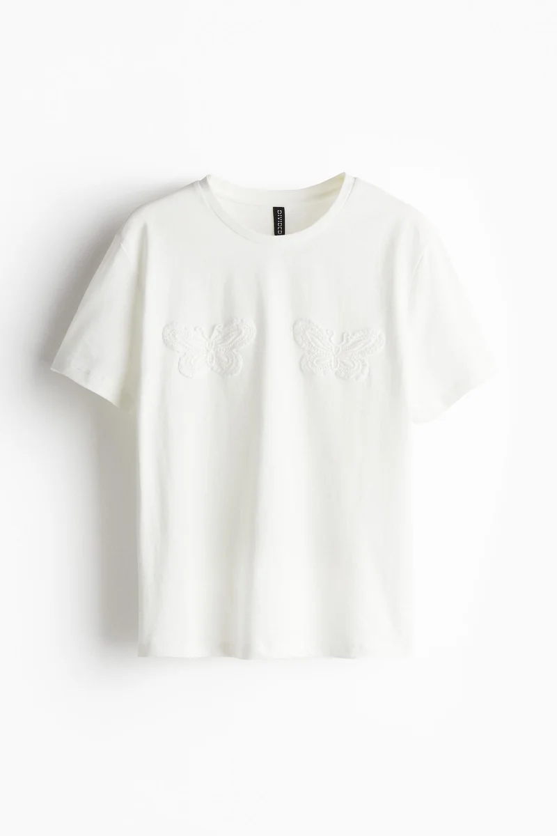 H&M Motif-detail T-shirt