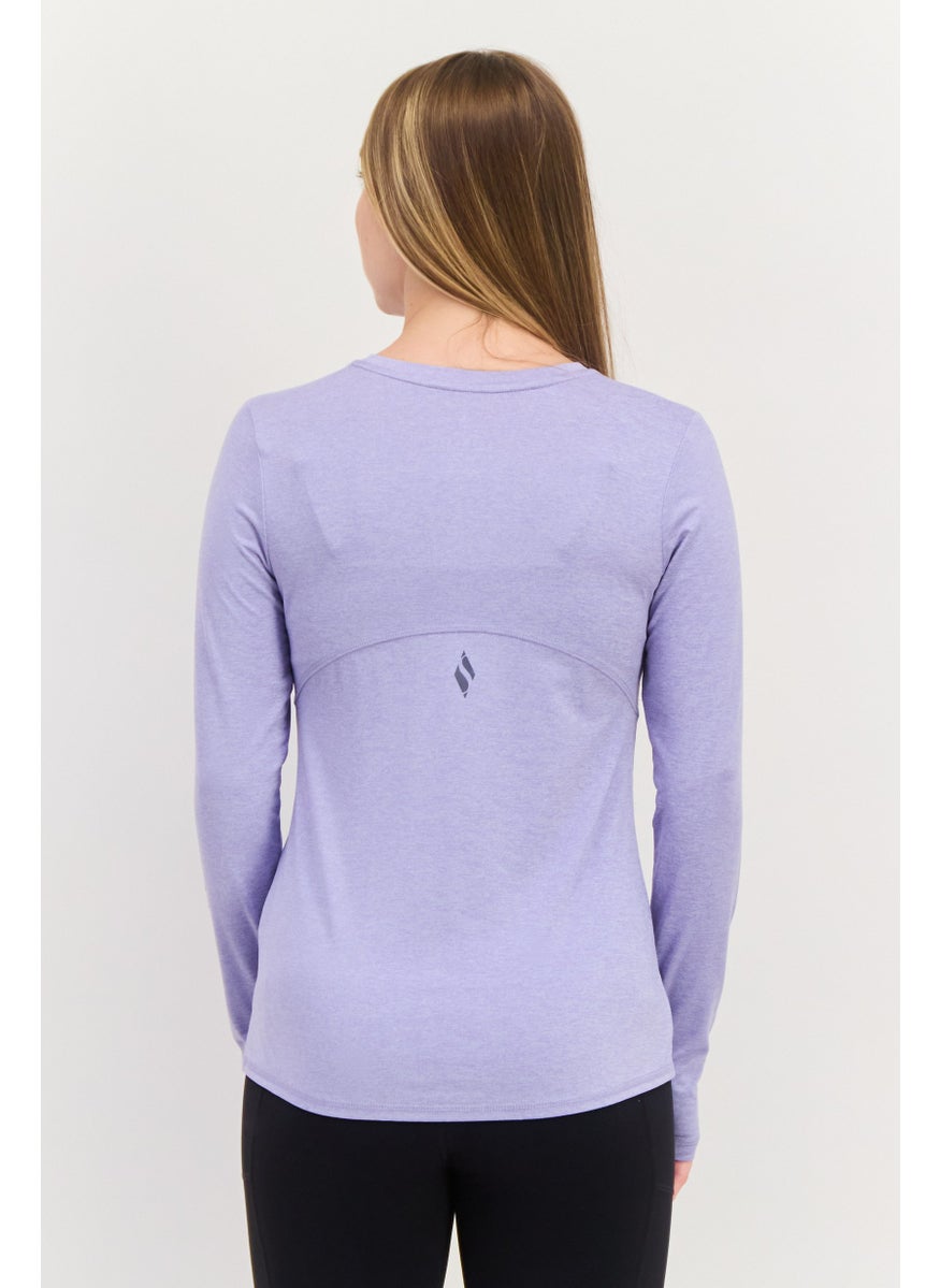 Women Sportswear Fit Long Sleeve Outdoor T-Shirt, Lilac - pzsku/Z4A71831C80C682BB3212Z/45/_/1737642434/91ed4ffa-2364-498d-a2cd-ea5646670c6e