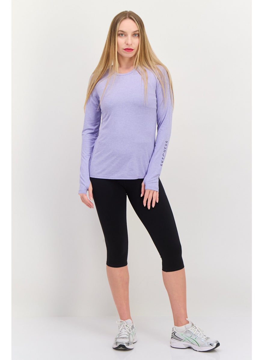 Women Sportswear Fit Long Sleeve Outdoor T-Shirt, Lilac - pzsku/Z4A71831C80C682BB3212Z/45/_/1737642435/0bb5eac7-1f50-4e4e-a63f-10625edce10e