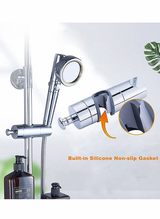 Universal Adjustable Handheld Shower Wand Bracket 20 to 25MM O.D. Chrome Finish Shower Wall Mount Holder for Home Bathroom Apartment Camper Guest Bath RV Hote - Image 5