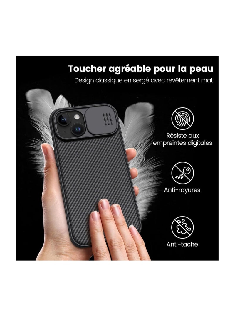 Nillkin Case for Apple iPhone 15 Plus (6.7" Inch) CamShield Pro Camera Slider Double Layered Protection TPU + PC Black Color - Image 2
