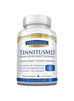Tinnitus Supplement Support Microcirculation Ease Earringing Inner Ear Health All Natural Lemon Bioflavonoid Complex 60 Capsules Nongmo No Hormones Gluten Free