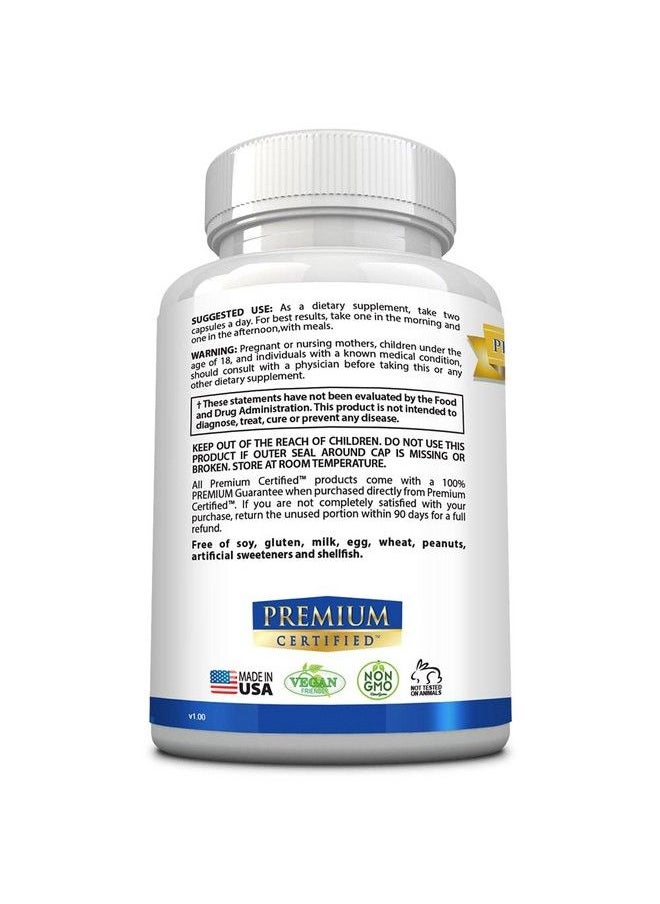 Premium Certified - Tinnitus Supplement Support Microcirculation Ease Earringing Inner Ear Health All Natural Lemon Bioflavonoid Complex 60 Capsules Nongmo No Hormones Gluten Free - Image 1