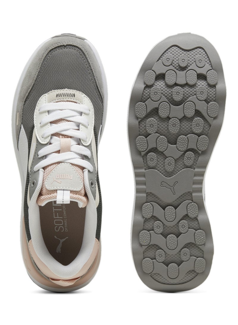 PUMA Runtamed Platform Womens Grey Sneakers - Image 4