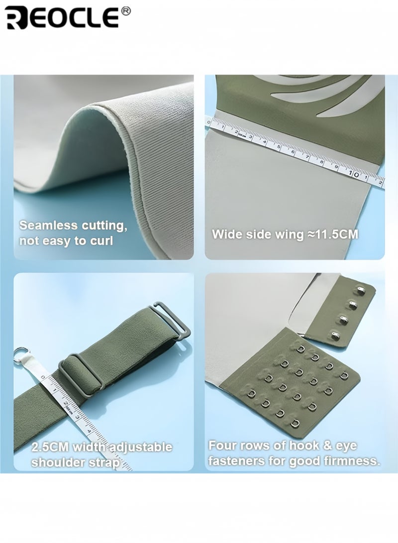 REOCLE Women's Seamless Push-Up Bra with Stylish Pattern Design Comfortable Wireless Bra for Daily Wear Casual & Active Styling - Image 4