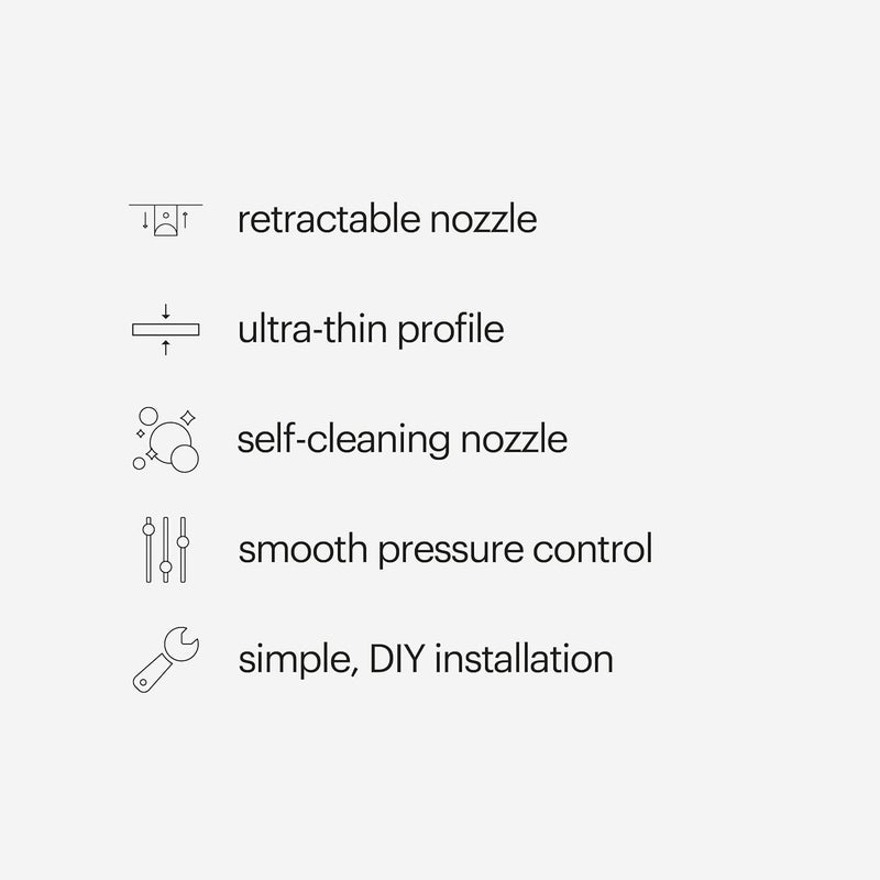 Brondell Bidet  Thinline SimpleSpa SS150 Fresh Water Spray NonElectric Bidet Toilet Attachment in White with Self Cleaning Nozzle - Image 3