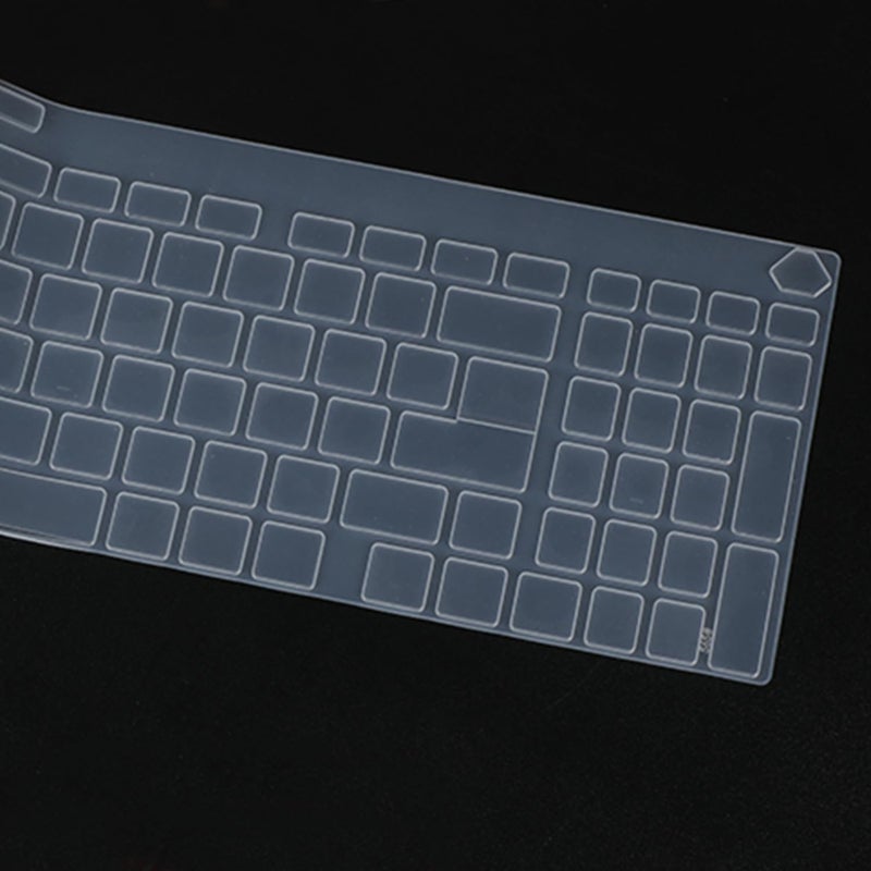 MUBUY-GOL Keyboard Cover for 2025 2024 2023 Asus ROG Strix Scar 18 & Strix G18 Gaming Laptop, Scar 18 G835 G834 G835LX/LW G834JY/JZR/JYR, ROG Strix G18 G815 G814 G815LW/LR/LP G814JI G814JZ Silicone Skin -Clear - Image 4