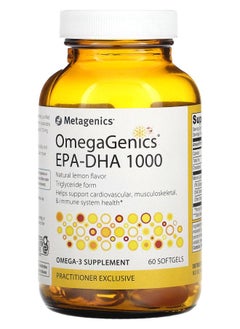 Metagenics OmegaGenics® EPADHA 1000 Natural Lemon 60 Softgels 